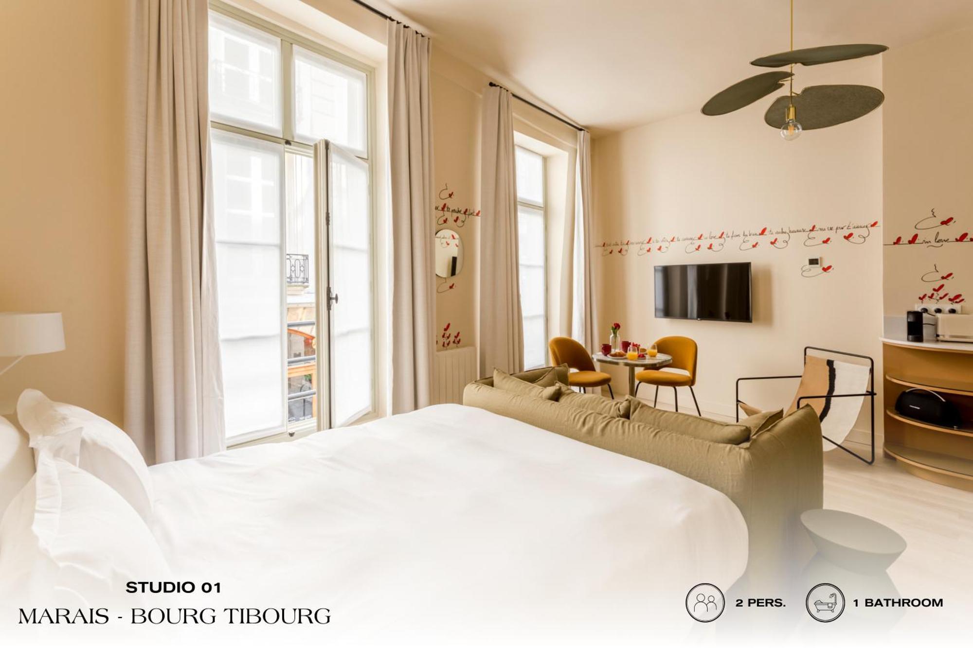 Beauquartier - Marais, Bourg Tibourg Apartment Paris Ngoại thất bức ảnh