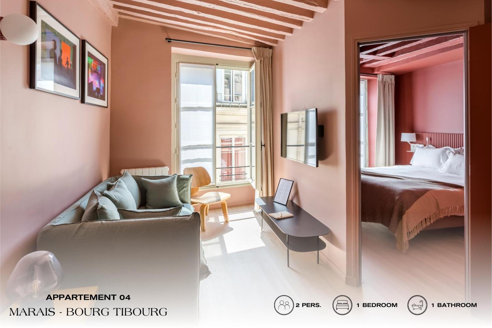 Beauquartier - Marais, Bourg Tibourg Apartment Paris Ngoại thất bức ảnh