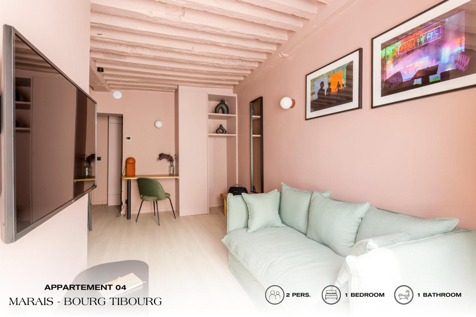 Beauquartier - Marais, Bourg Tibourg Apartment Paris Ngoại thất bức ảnh