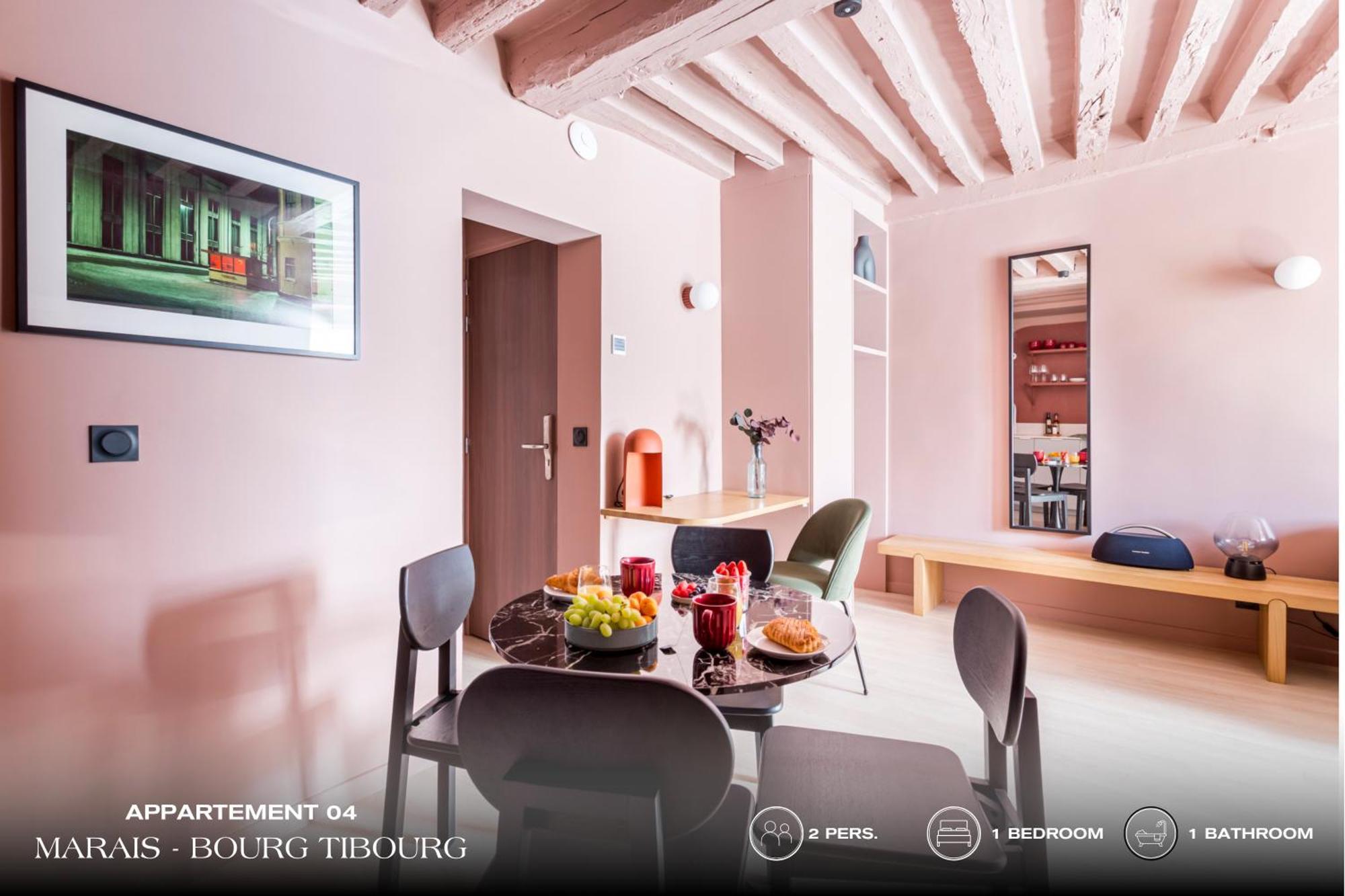 Beauquartier - Marais, Bourg Tibourg Apartment Paris Ngoại thất bức ảnh